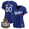 Dodgers 2024 World Series Vapor Premier Limited Custom Jersey - All Stitched - Women, Royal