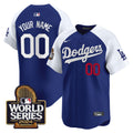 Dodgers 2024 World Series Vapor Premier Limited Custom Jersey - All Stitched - Men, Alternate Royal