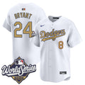 Dodgers 2025 World Series Gold Vapor Premier Limited Jersey - All Stitched - Men, Kobe Bryant