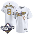 Dodgers 2025 World Series Gold Vapor Premier Limited Jersey - All Stitched - Men, Kike Hernandez