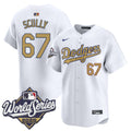 Dodgers 2025 World Series Gold Vapor Premier Limited Jersey - All Stitched - Men, Vin Scully