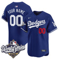 Dodgers 2025 World Series Vapor Premier Limited Custom Jersey - All Stitched
