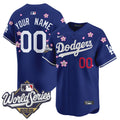 Dodgers 2025 World Series x Tokyo Series Vapor Premier Limited Custom Jersey - All Stitched - Men, Royal