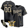 Dodgers Armed Forces Day Vapor Premier Limited Custom Jersey - All Stitched - Men, Black