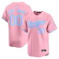 Dodgers Bubblegum Pink Vapor Premier Limited Custom Jersey - All Stitched - Men, Pink