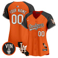 Dodgers Halloween Vapor Premier Limited Custom Jersey - All Stitched - Women, Alternate