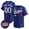 Dodgers Tokyo Series 2025 Vapor Premier Limited Custom Jersey V2 - Stitched