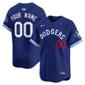 Dodgers Tribute Vapor Premier Limited Custom Jersey - All Stitched - Men, Royal