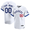 Dodgers Tribute Vapor Premier Limited Custom Jersey - All Stitched - Men, White