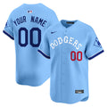 Dodgers Tribute Vapor Premier Limited Custom Jersey - All Stitched - Men, Blue