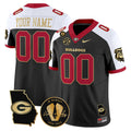 Georgia Bulldogs 2025 Georgia Map & Vince Dooley Patch Vapor Limited Custom Jersey - All Stitched