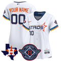Men's Dodgers 2024 World Series Champions Patch Vapor Premier Elite Jersey V2 - All Stitched - White, Tommy Edman