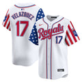 Kansas City Royals 2024 Independence Day Vapor Premier Limited Jersey - All Stitched - Men, Nelson Velazquez