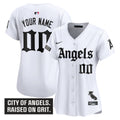 Los Angeles Angels 'Gothic Halo Edition' Vapor Premier Limited Custom Jersey - All Stitched - Women, White