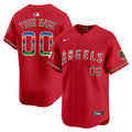 Los Angeles Angels Mexico Vapor Premier Limited Custom Jersey - All Stitched - Men, Red