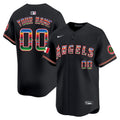 Los Angeles Angels Mexico Vapor Premier Limited Custom Jersey - All Stitched - Men, Black