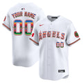 Los Angeles Angels Mexico Vapor Premier Limited Custom Jersey - All Stitched - Men, White