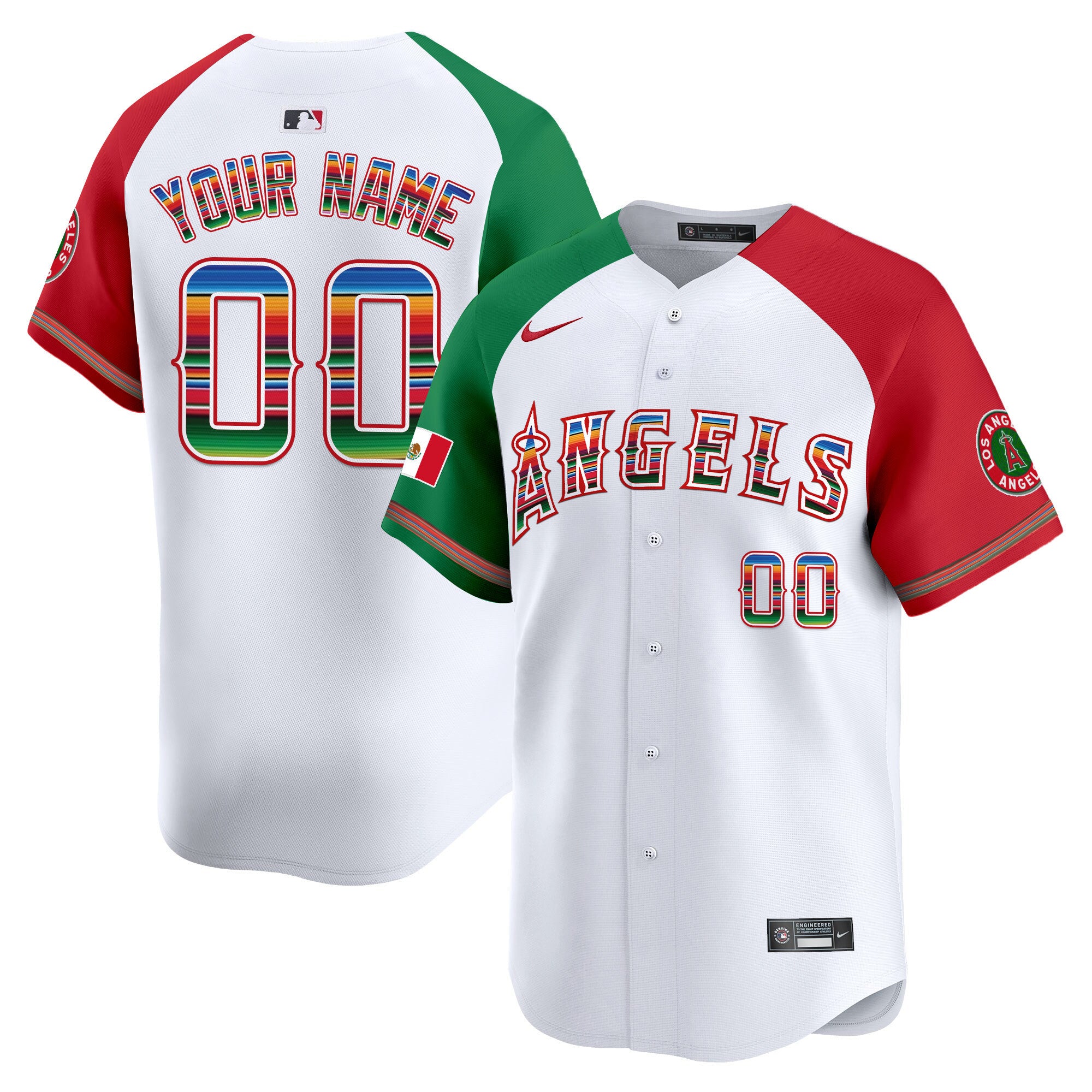 Los Angeles Angels Mexico Vapor Premier Limited Custom Jersey - All Stitched - Men, Alternate