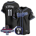 Los Angeles Dodgers 2025 Lights Out Vapor Premier Limited Jersey - All Stitched - Men, Roki Sasaki