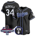 Los Angeles Dodgers 2025 Lights Out Vapor Premier Limited Jersey - All Stitched - Men, Fernando Valenzuela