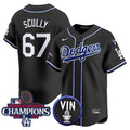 Los Angeles Dodgers 2025 Lights Out Vapor Premier Limited Jersey - All Stitched - Men, Vin Scully