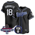 Los Angeles Dodgers 2025 Lights Out Vapor Premier Limited Jersey - All Stitched - Men, Yamamoto