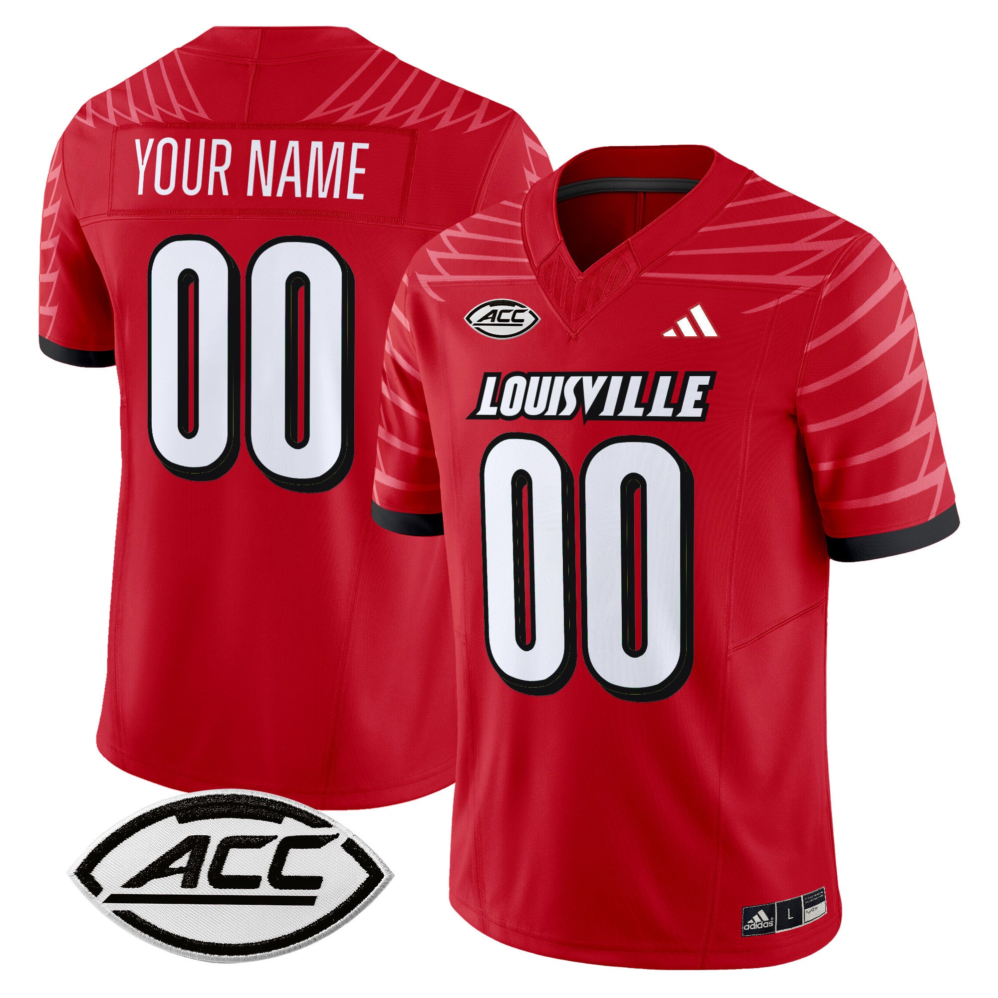 Louisville Cardinals 2024 Vapor Limited Custom Jersey - All Stitched - Men, Red
