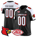 Louisville Cardinals 2024 Vapor Limited Custom Jersey - All Stitched - Men, Black Alternate