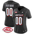Louisville Cardinals 2024 Vapor Limited Custom Jersey - All Stitched - Women, Black