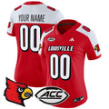Louisville Cardinals 2024 Vapor Limited Custom Jersey - All Stitched - Women, Red Alternate