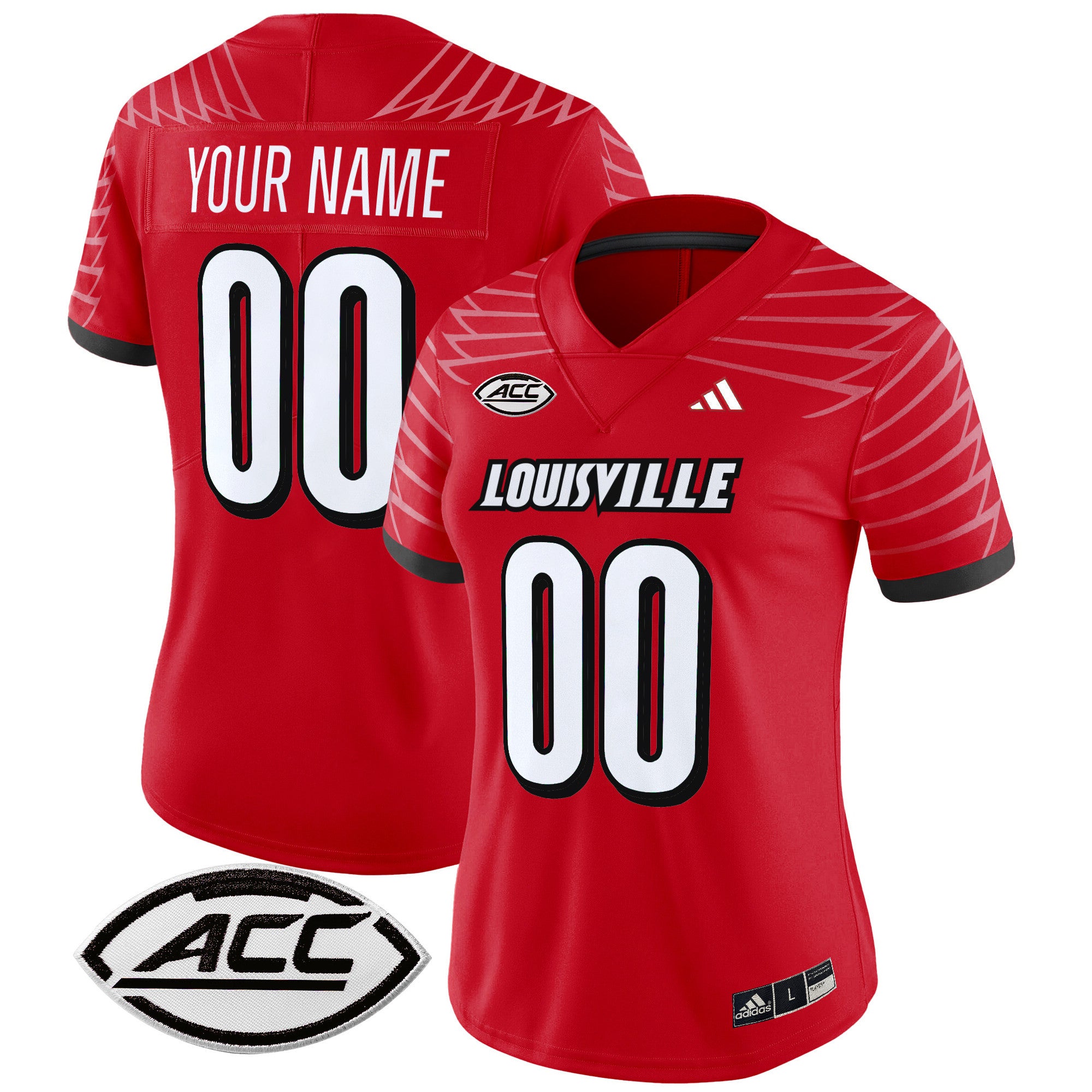 Louisville Cardinals 2024 Vapor Limited Custom Jersey - All Stitched - Women, Red