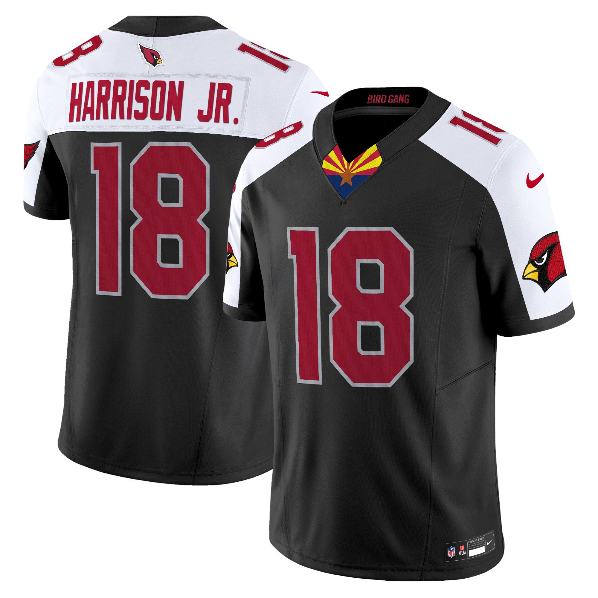 Men's Arizona Cardinals 2024 Special Vapor Limited Jersey - All Stitched - Black Alternate, Marvin Harrison Jr.