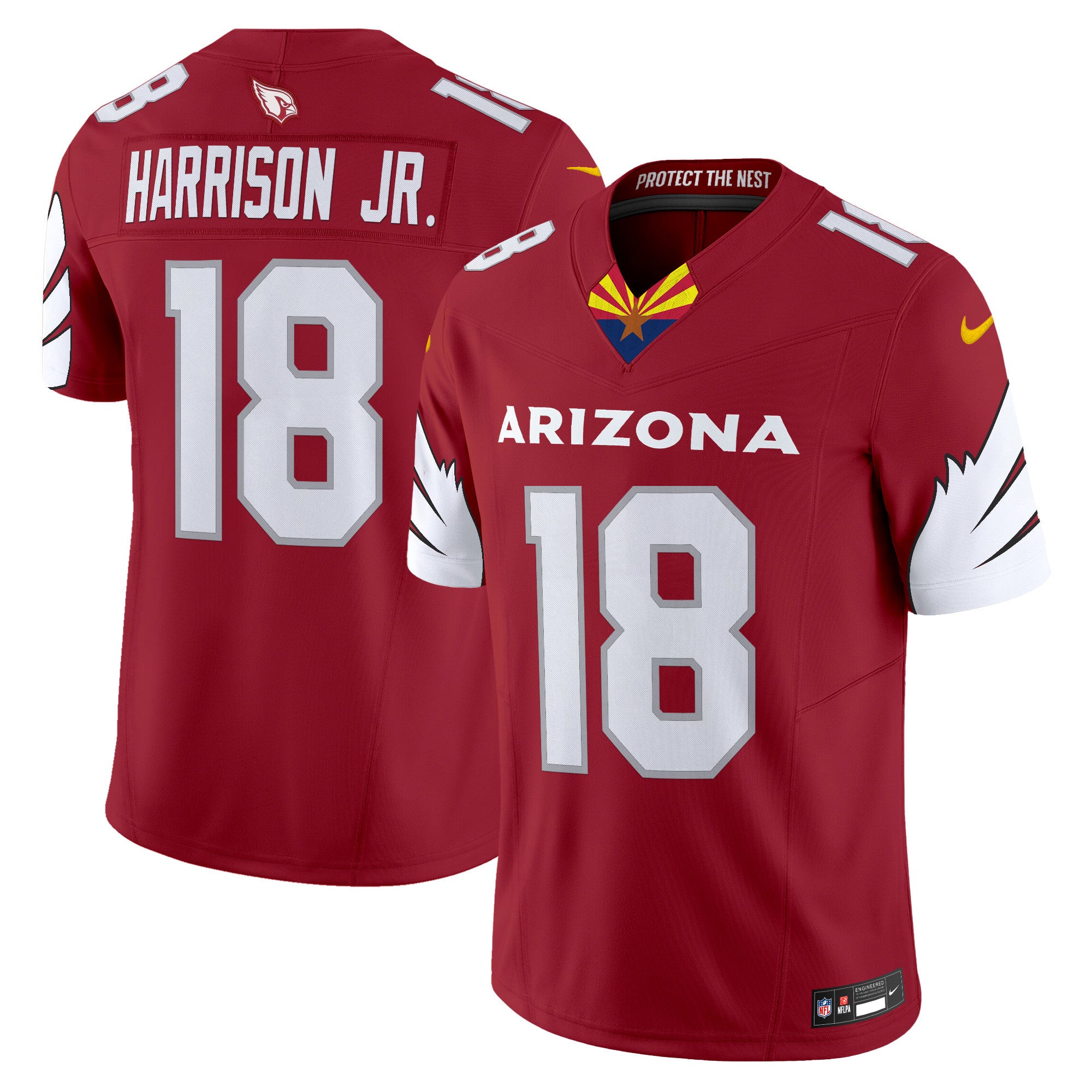 Men's Arizona Cardinals 2024 Special Vapor Limited Jersey - All Stitched - Red, Marvin Harrison Jr.