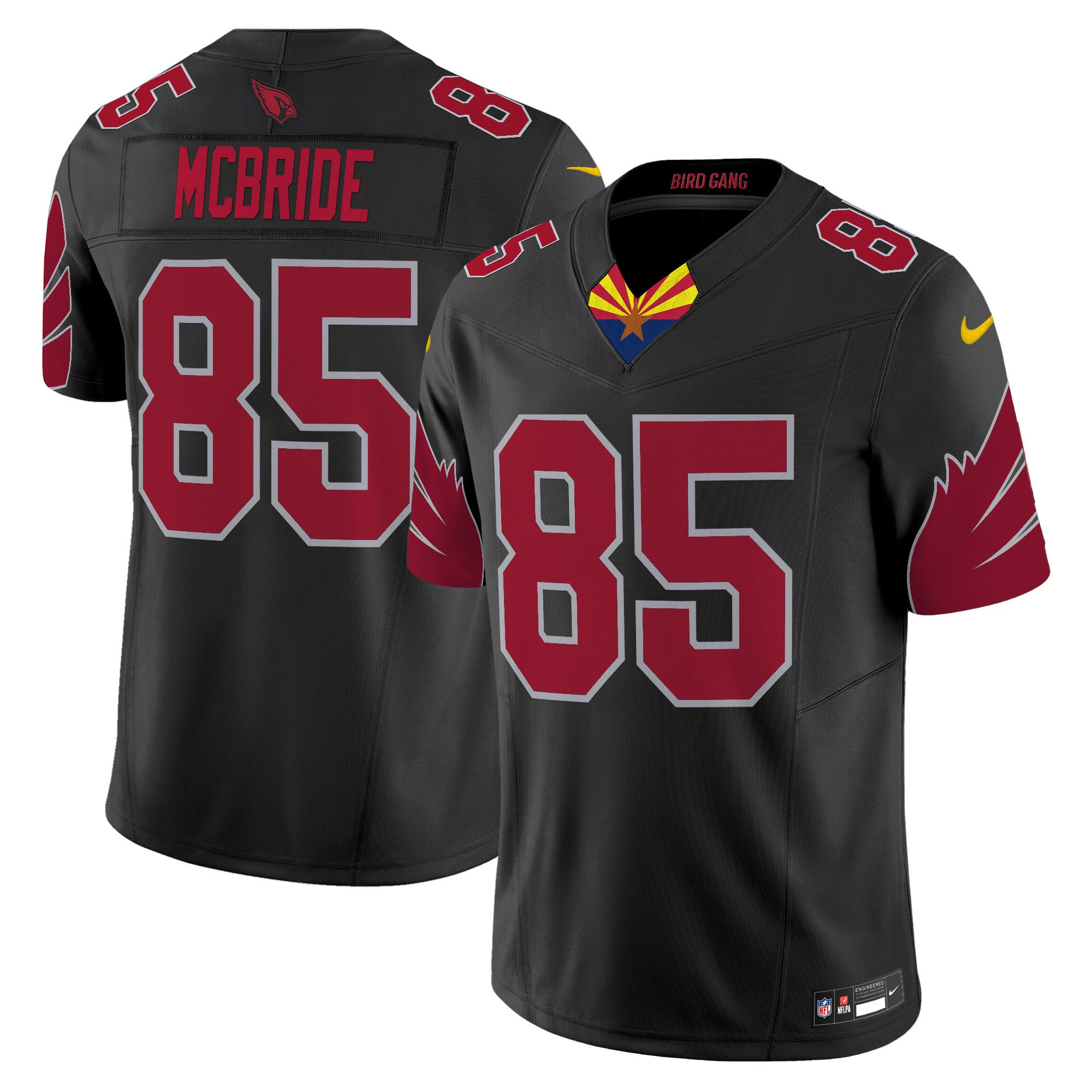 Men's Arizona Cardinals 2024 Special Vapor Limited Jersey - All Stitched - Black, Trey McBride