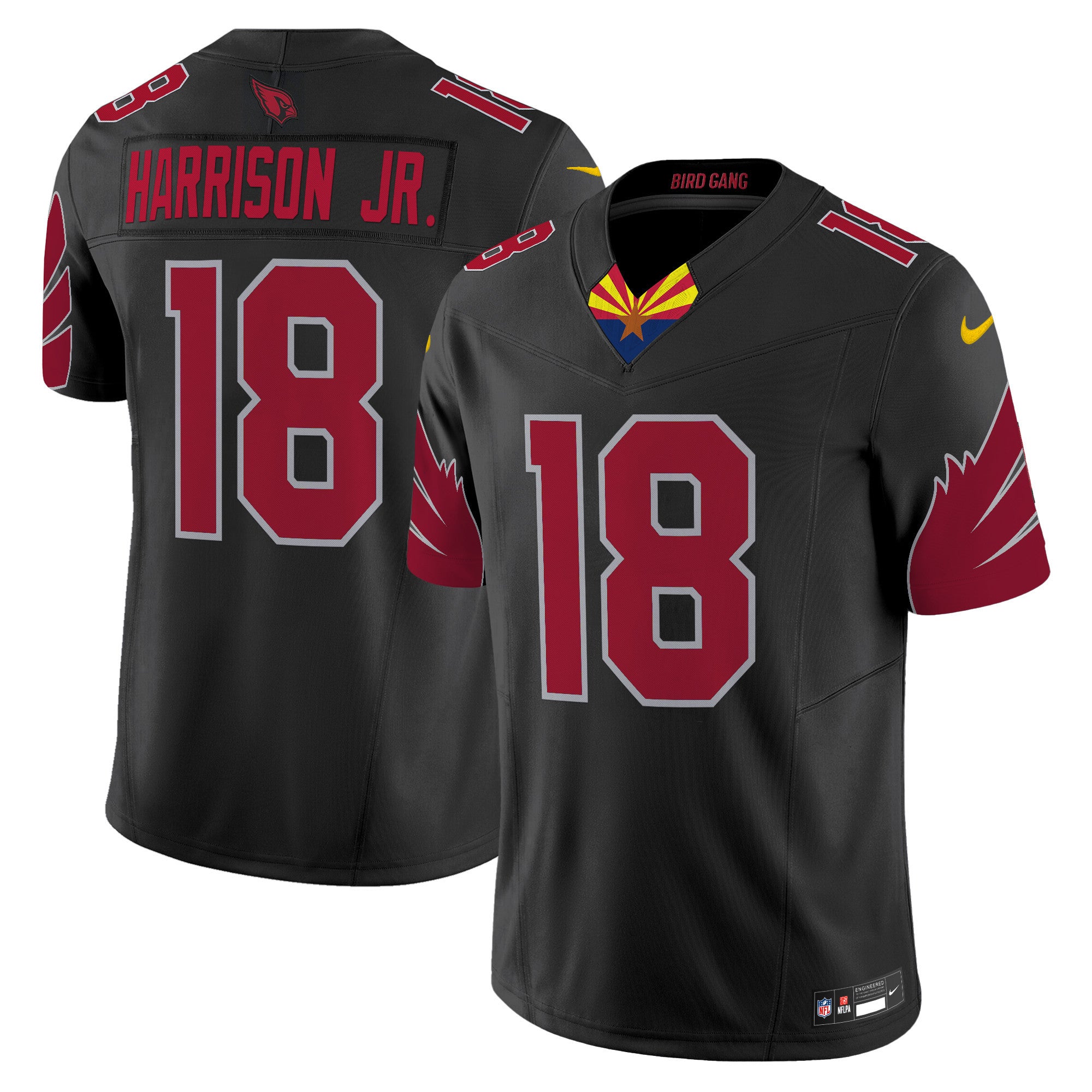Men's Arizona Cardinals 2024 Special Vapor Limited Jersey - All Stitched - Black, Marvin Harrison Jr.