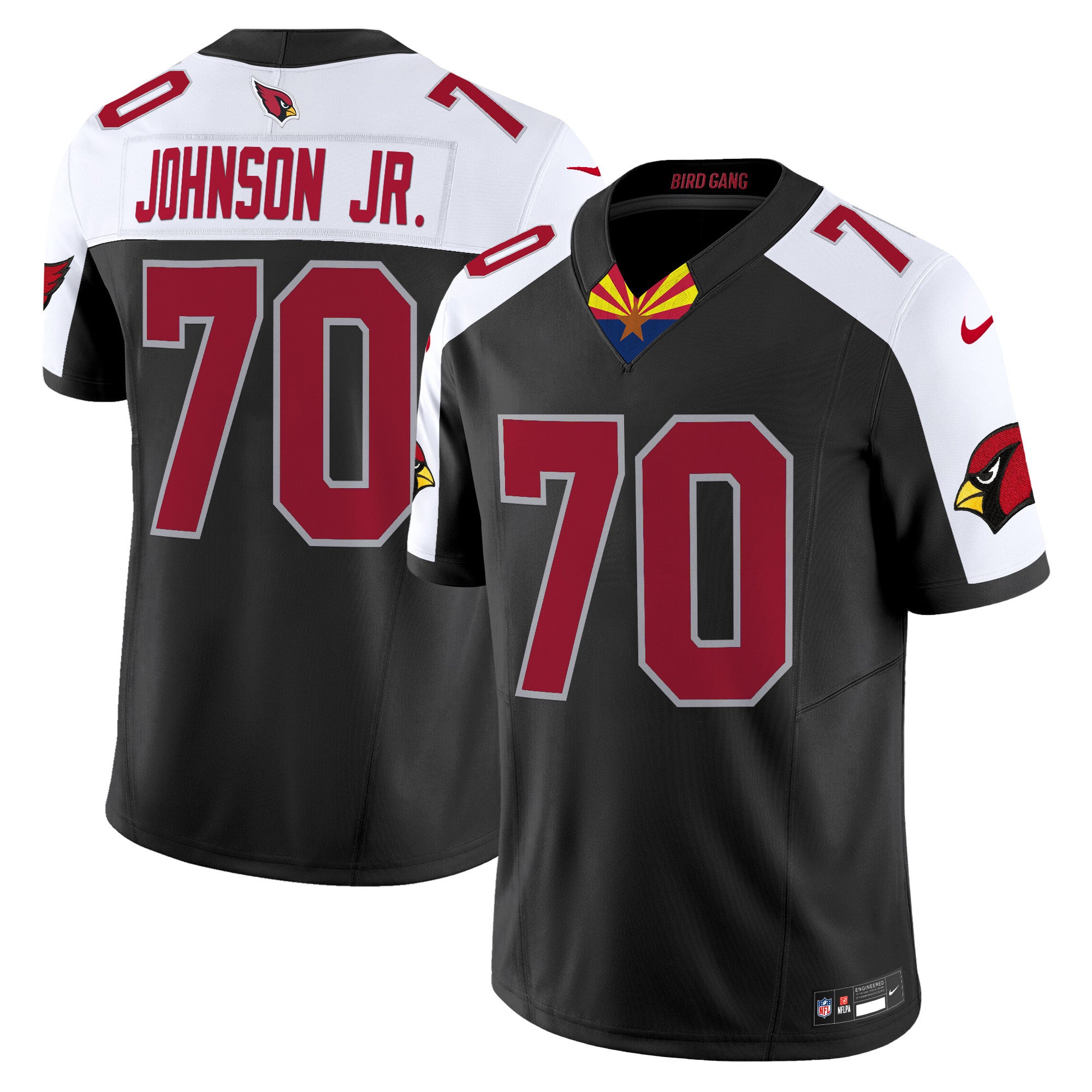 Men's Arizona Cardinals 2024 Special Vapor Limited Jersey - All Stitched - Black Alternate, Paris Johnson Jr.