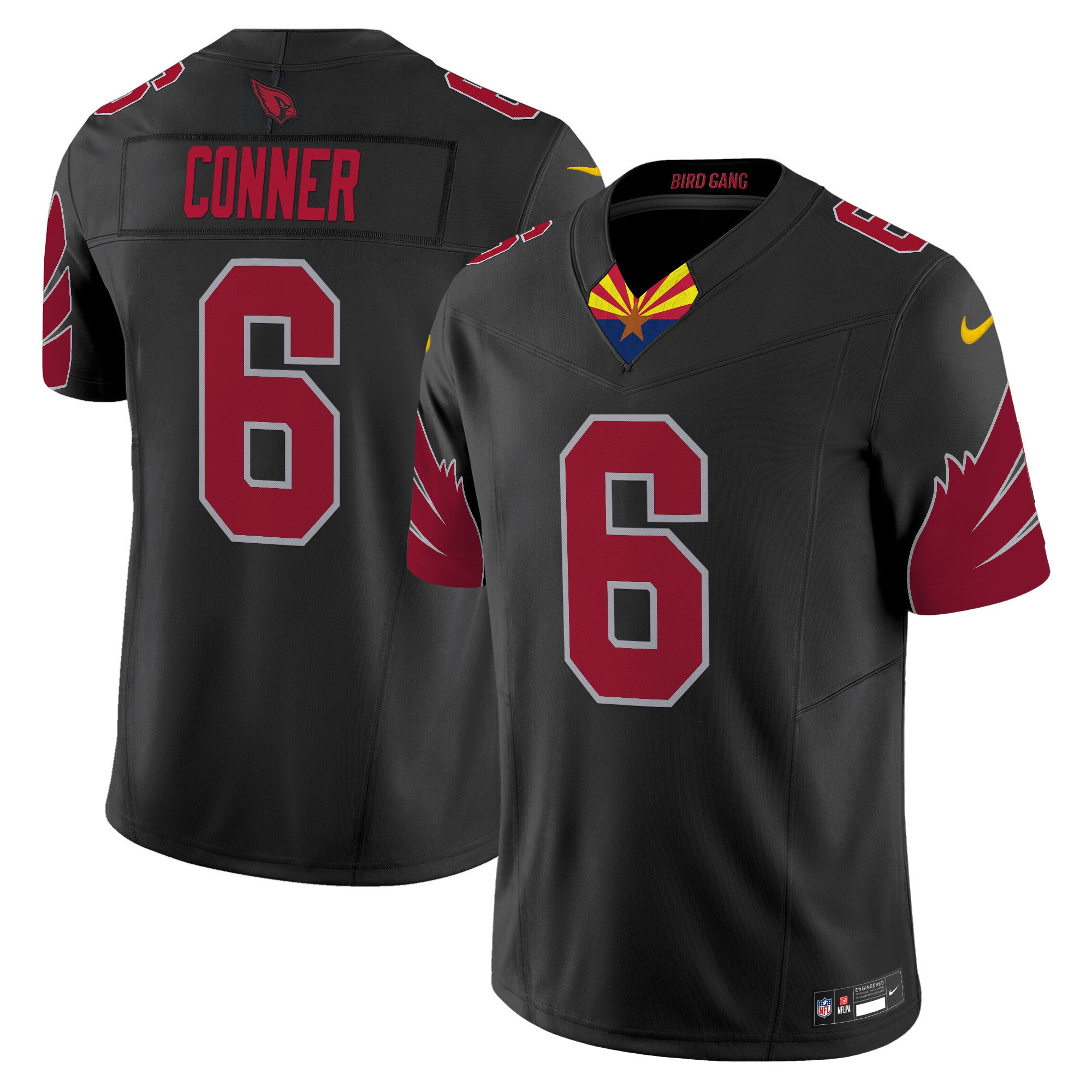 Men's Arizona Cardinals 2024 Special Vapor Limited Jersey - All Stitched - Black, James Conner