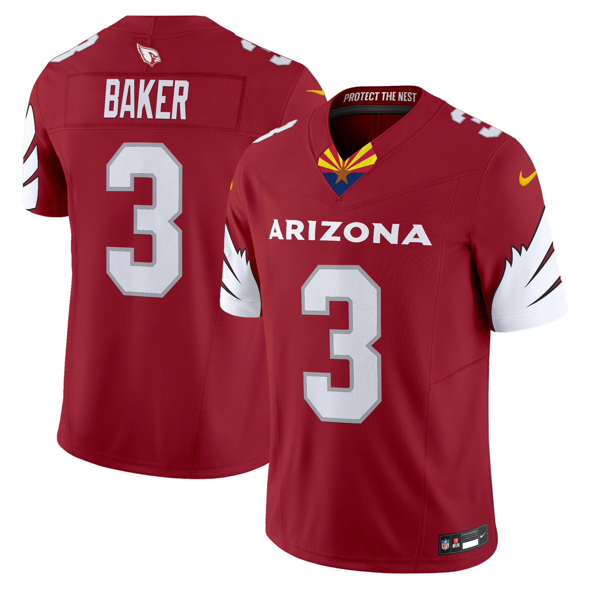 Men's Arizona Cardinals 2024 Special Vapor Limited Jersey - All Stitched - Red, Budda Baker