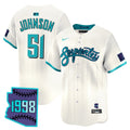 Men's Arizona Diamondbacks 2025 City Connect Vapor Premier Limited Jersey V2 - Stitched - Cream, Randy Johnson