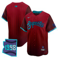 Men's Arizona Diamondbacks 2025 City Connect Vapor Premier Limited Jersey V2 - Stitched - Red, Team