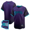 Men's Arizona Diamondbacks 2025 City Connect Vapor Premier Limited Jersey V2 - Stitched - Purple, Team