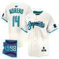 Men's Arizona Diamondbacks 2025 City Connect Vapor Premier Limited Jersey V2 - Stitched - Cream, Gabriel Moreno