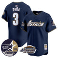 Men's Chicago Cubs 2024 Fourth of July Vapor Premier Limited Jersey V2 - All Stitched - Pinstripe, Nico Hoerner