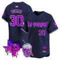 Men's Astros DJ Screw 2024 Vapor Premier Limited Jersey - All Stitched - Navy, Kyle Tucker