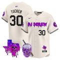Men's Astros DJ Screw 2024 Vapor Premier Limited Jersey - All Stitched - Cream, Kyle Tucker