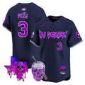 Men's Astros DJ Screw 2024 Vapor Premier Limited Jersey - All Stitched - Navy, Jeremy Pena