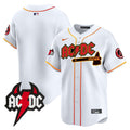 Men's Atlanta Braves AC/DC Vapor Premier Limited Jersey - All Stitched - White, Team