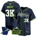 Men's Atlanta Braves Atliens Vapor Premier Limited Jersey V2 - All Stitched - Atliens, André