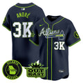 Men's Atlanta Braves Atliens Vapor Premier Limited Jersey V4 - All Stitched - Atliens, André