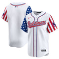 Men's Baltimore Orioles 2024 Independence Day Vapor Premier Limited Jersey - All Stitched - White Limited, Team